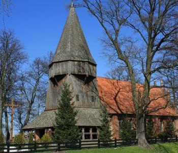 The Church of St. Jadwiga Queen of Poland in Kmiecin