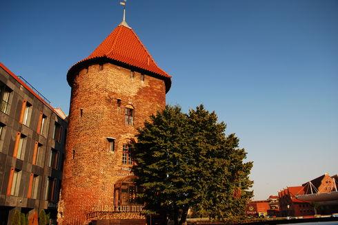 The Swan Tower (Baszta Łabędź)  in Gdańsk