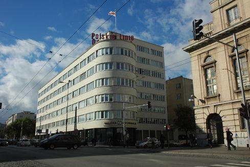 The building of the Former Social Insurance Institution ( ZUS) in Gdynia