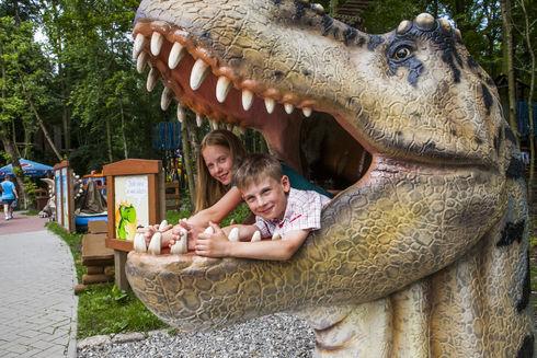 Dino park in Malbork