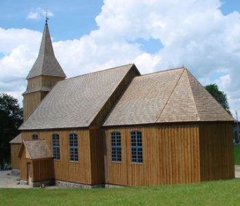 The wooden church in Sierakowice