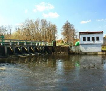Water power Lebien on Łupawa river