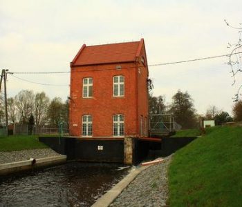 The Pruszcz hydro plant in Pruszcz Gdański