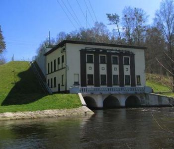 The Strzegomino hydroelectric power plant on the Słupia