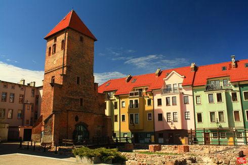 The Gothic tower – the Ruins of St. Catherine’s Church in Bytów