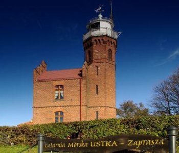 The Ustka lighthouse