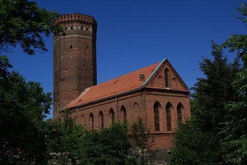 The Castle of the Teutonic Knights in Człuchów
